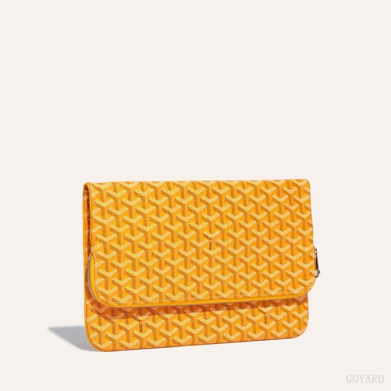 Yellow Goyard Sainte-Marie GM Clutch | WKFY3862