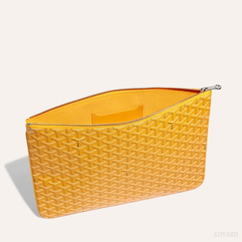 Yellow Goyard Sénat MGM Pouch | BWLD8557