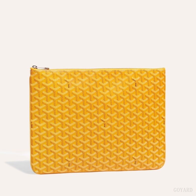 Yellow Goyard Sénat MGM Pouch | BWLD8557