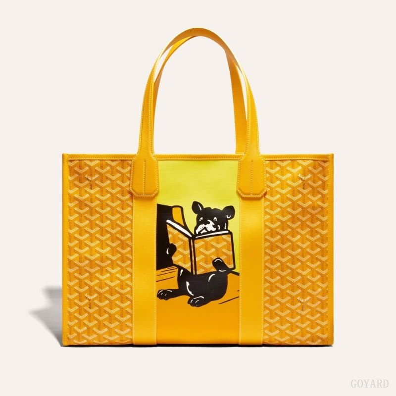 Yellow Goyard VILLETTE TOTE BAG | GFCC9801