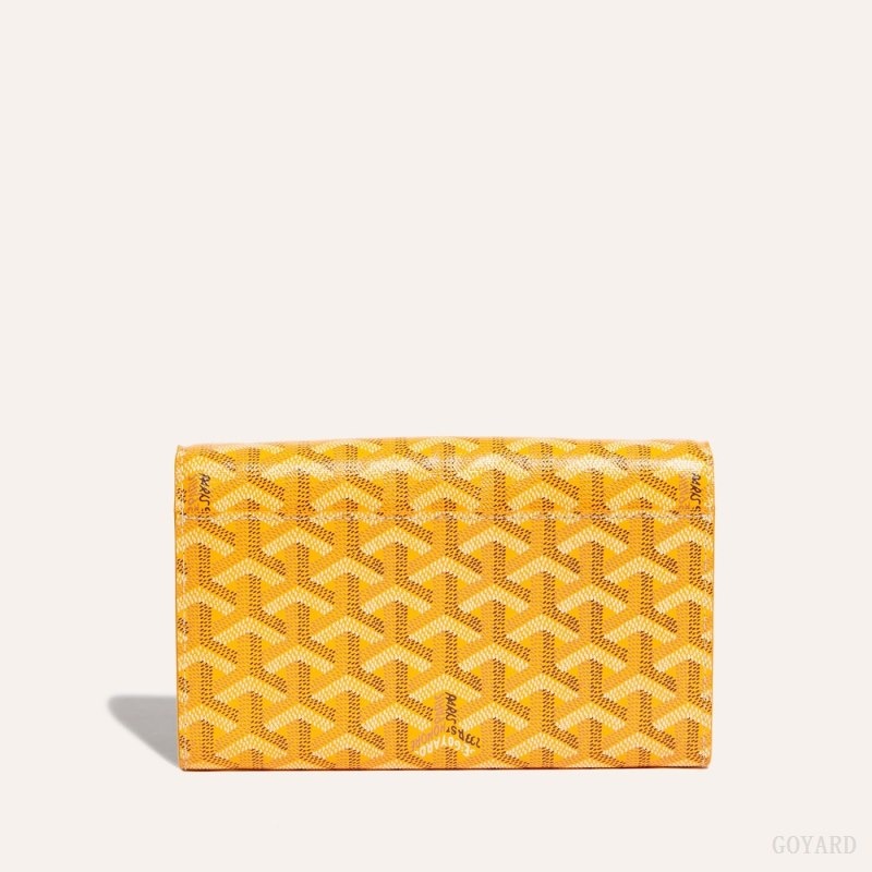 Yellow Goyard Varenne Continental Wallet | NNLD2415