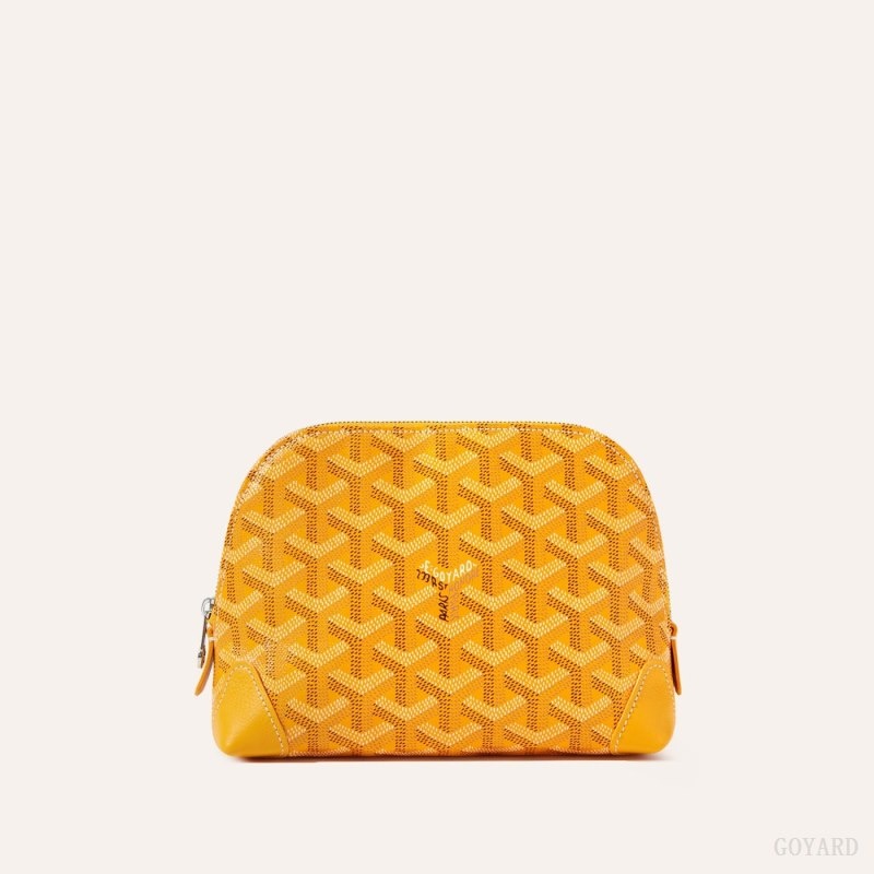 Yellow Goyard Vendôme Cosmetic Pouch | USYY4440