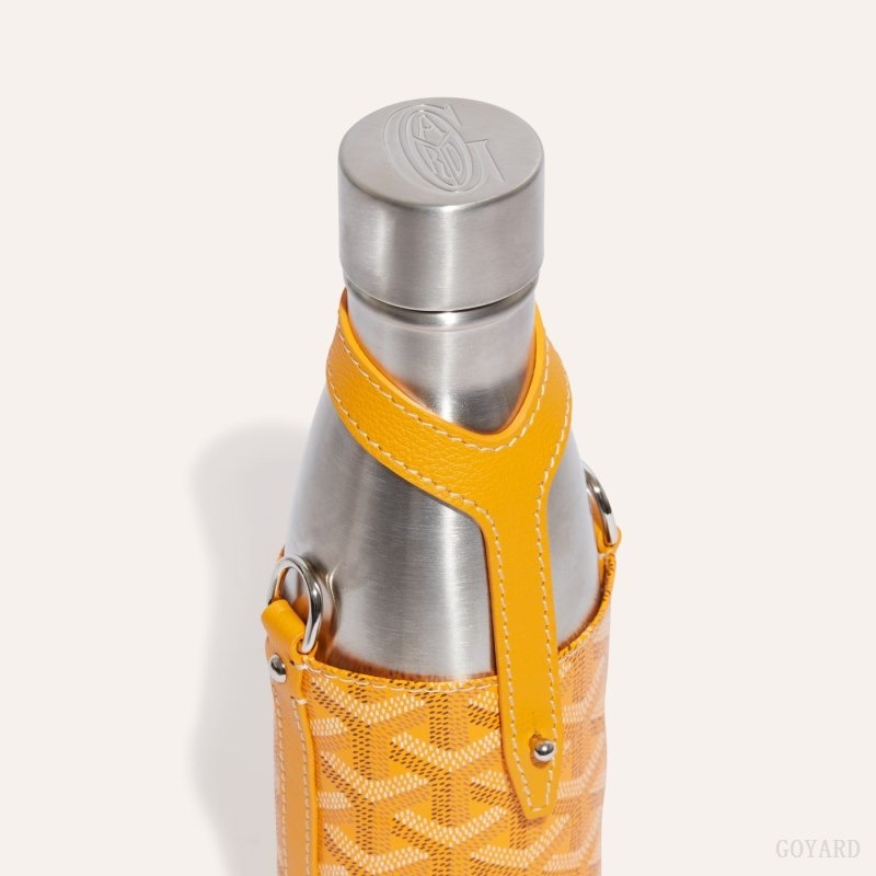 Yellow Goyard Yonne MM Case & Flask | NVEU6520