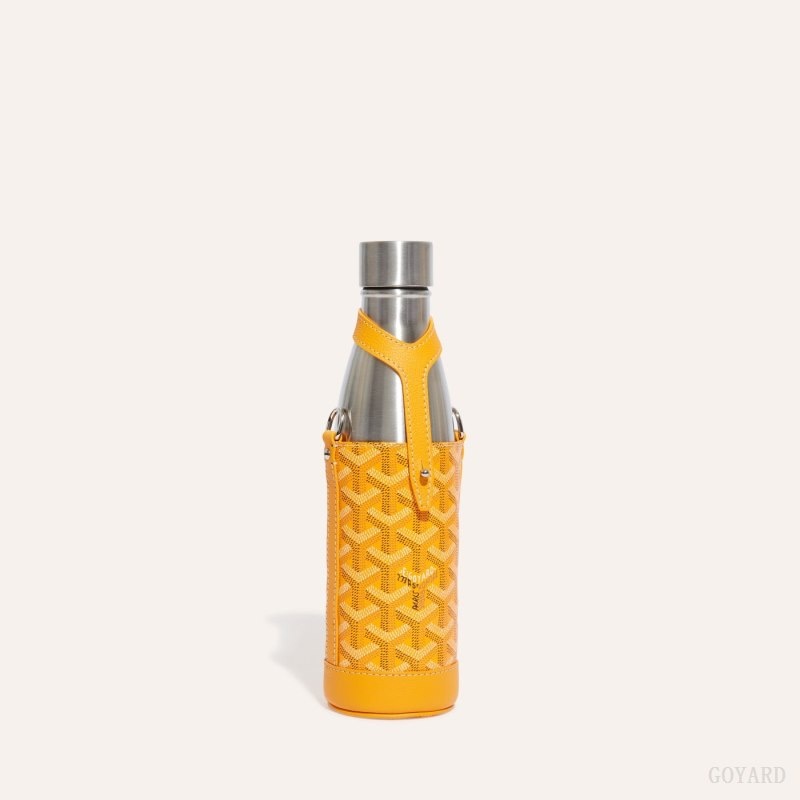 Yellow Goyard Yonne MM Case & Flask | NVEU6520