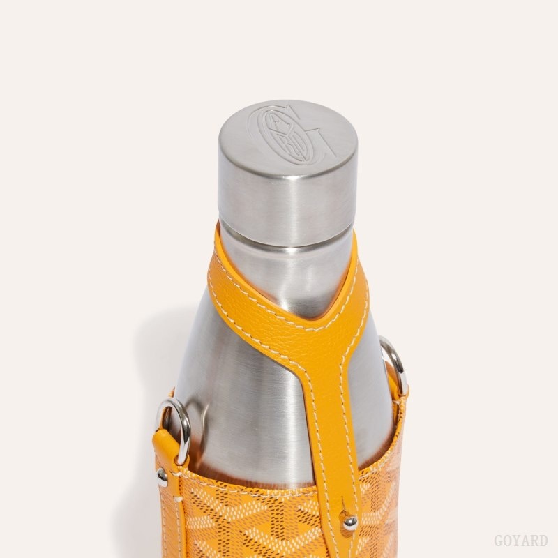 Yellow Goyard Yonne PM Case & Flask | ZGGW2681