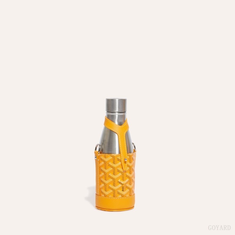 Yellow Goyard Yonne PM Case & Flask | ZGGW2681